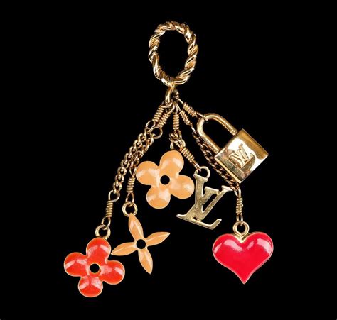 louis vuitton flower pendant|louis vuitton lock pendant.